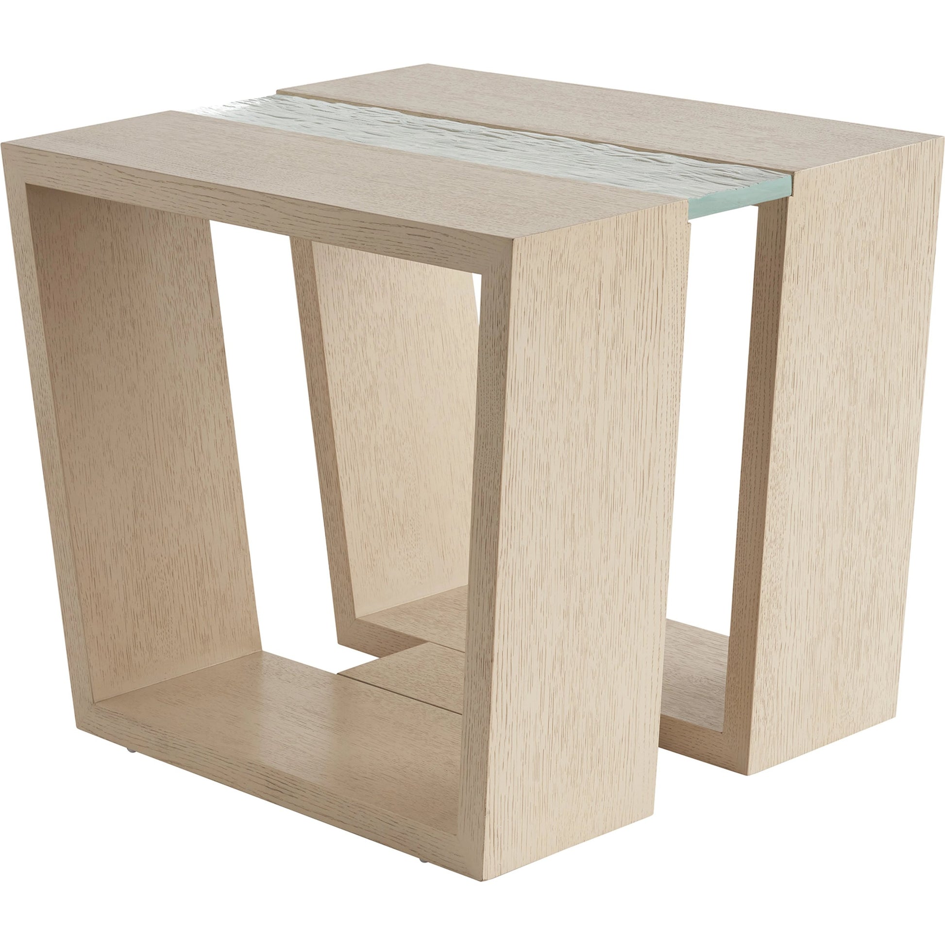 Fischer Rectangular Lamp Table by Tommy Bahama Home in sand drift. Made from unique in a transitional style.