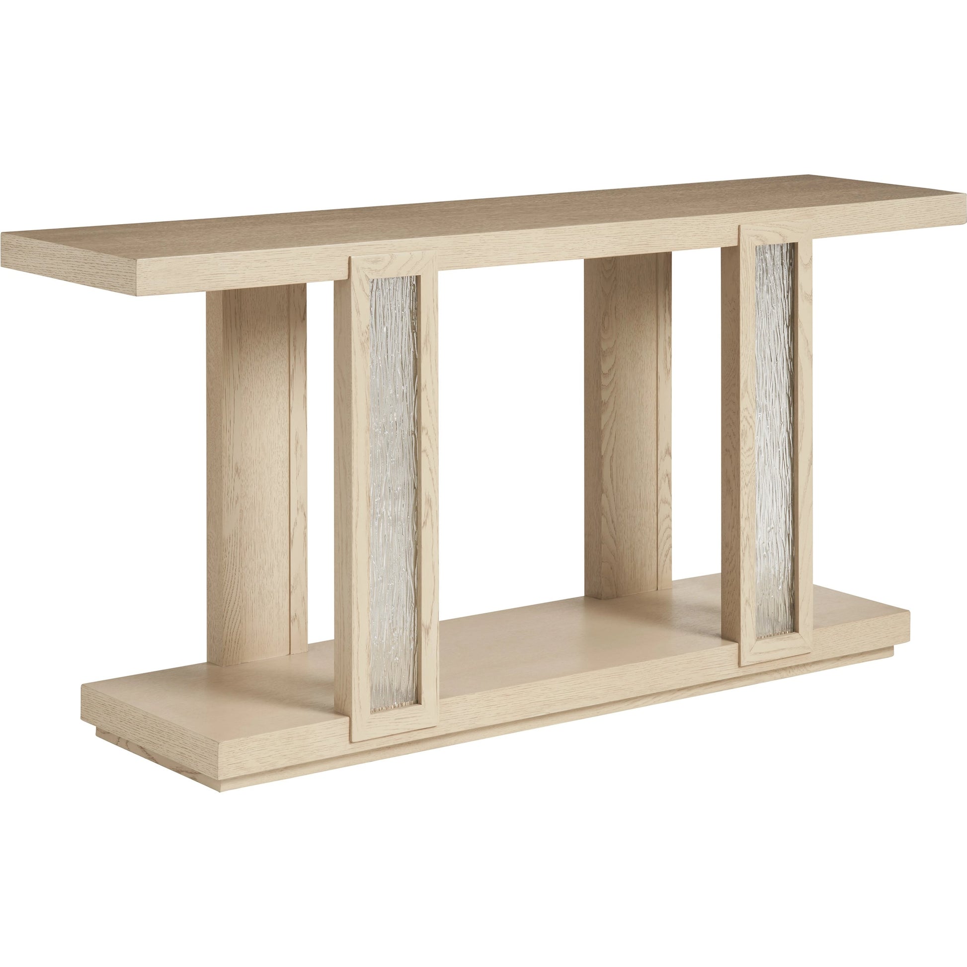Fischer Console Table by Tommy Bahama Home in sand drift. Made from unique in a transitional style.