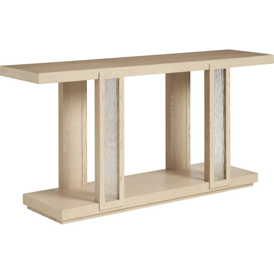 Fischer Console Table by Tommy Bahama Home in sand drift. Made from unique in a transitional style.