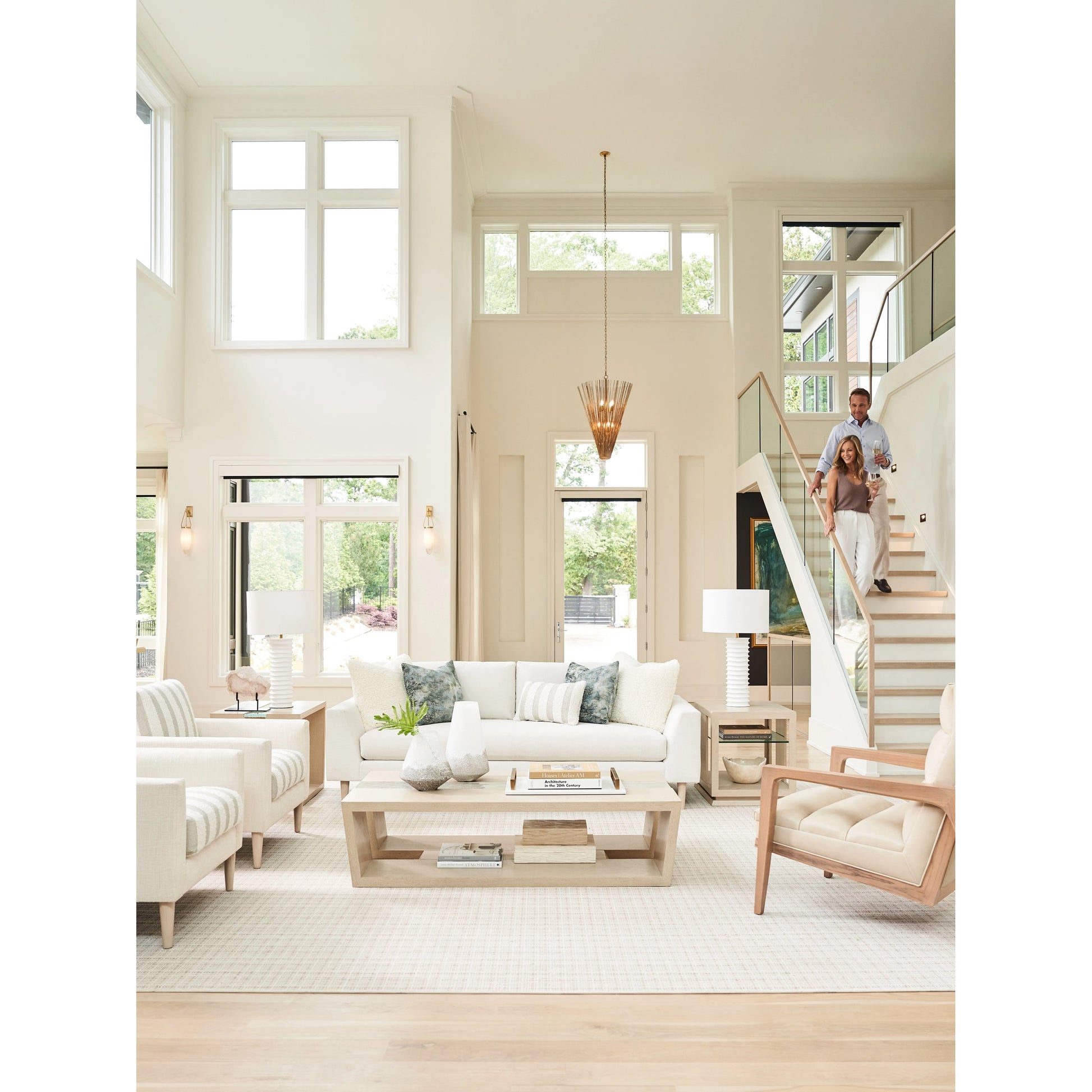 Fischer Rectangular Cocktail Table by Tommy Bahama Home in sand drift. Made from unique in a transitional style.