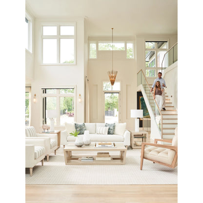 Fischer Rectangular Cocktail Table by Tommy Bahama Home in sand drift. Made from unique in a transitional style.