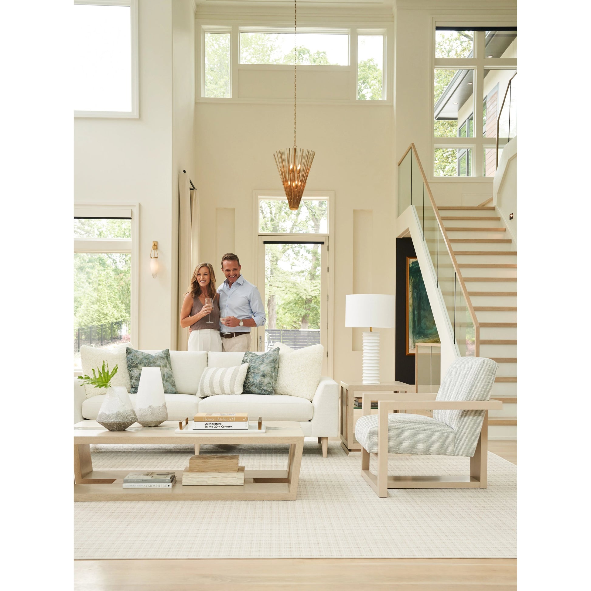 Fischer Rectangular Cocktail Table by Tommy Bahama Home in sand drift. Made from unique in a transitional style.