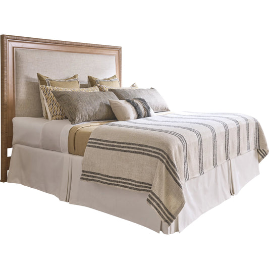 Grand Isle Upholstered Headboard by Tommy Bahama Home in sunwashed. Made from unique in a unique style.
