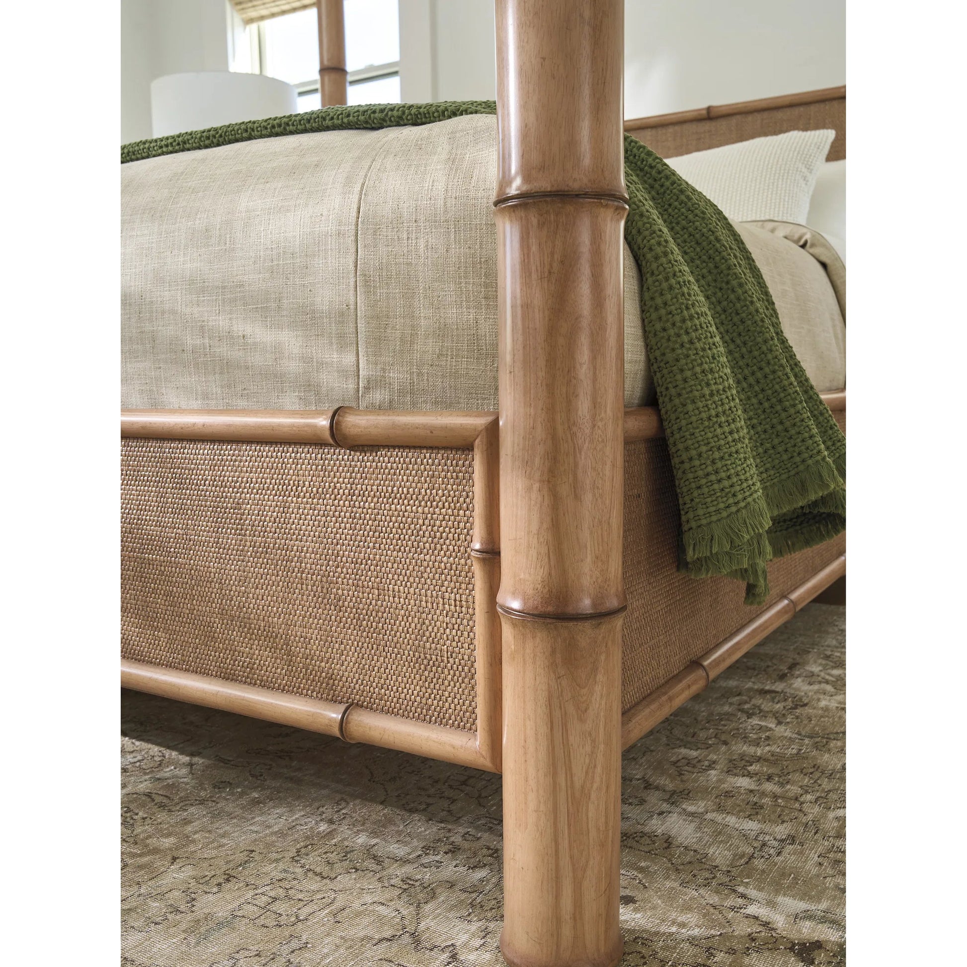 Islandia Canopy Bed by Tommy Bahama Home in sunwashed. Made from unique in a unique style.
