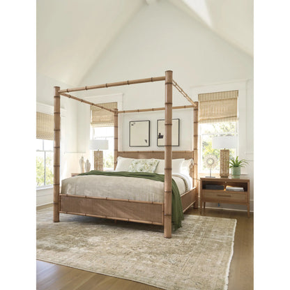 Wynwood Open Nightstand by Tommy Bahama Home in sunwashed. Made from unique in a transitional style.