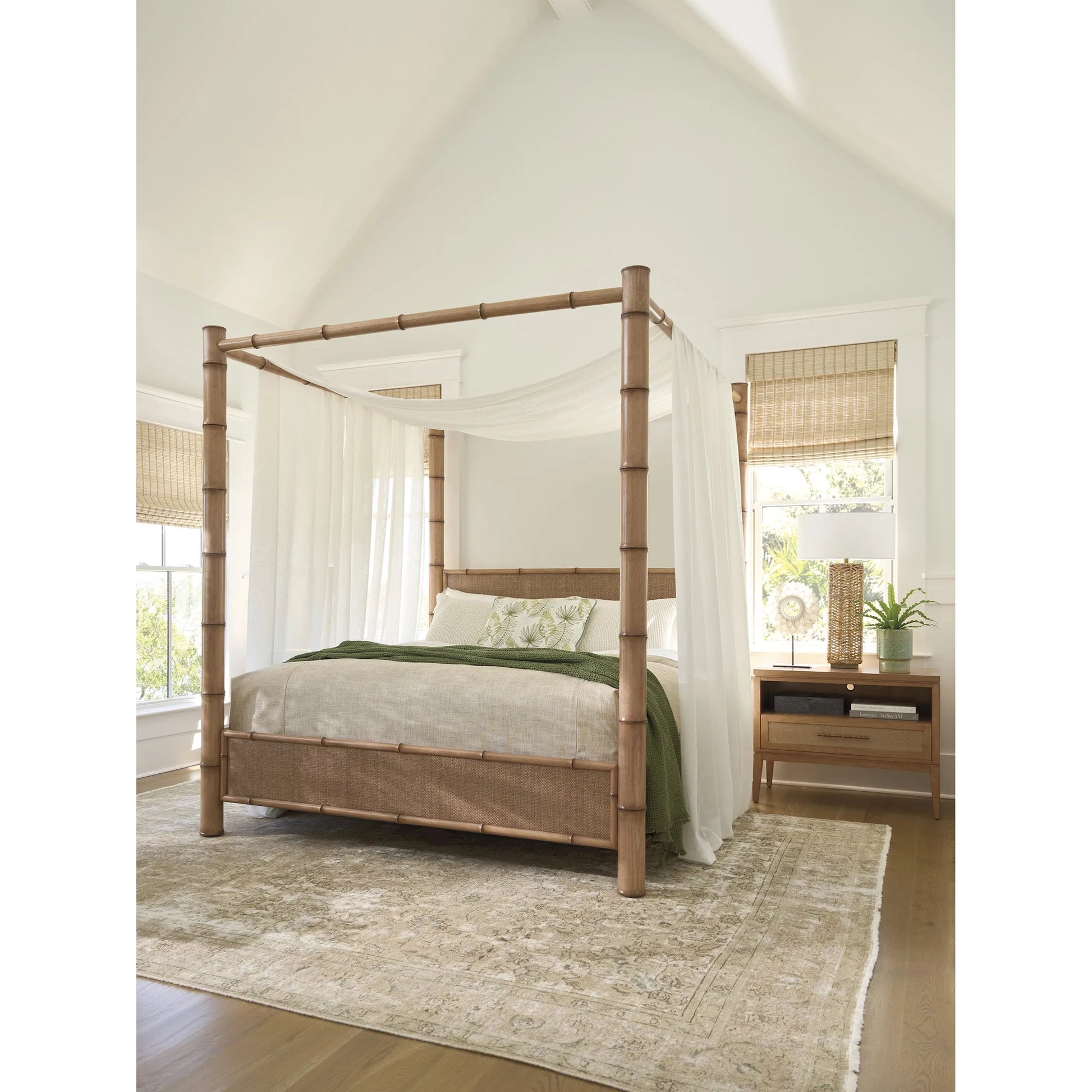 Islandia Canopy Bed by Tommy Bahama Home in sunwashed. Made from unique in a unique style.