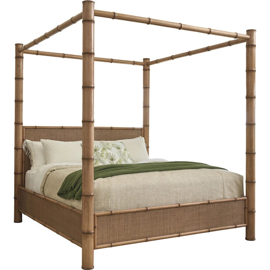 Islandia Canopy Bed by Tommy Bahama Home in sunwashed. Made from unique in a unique style.