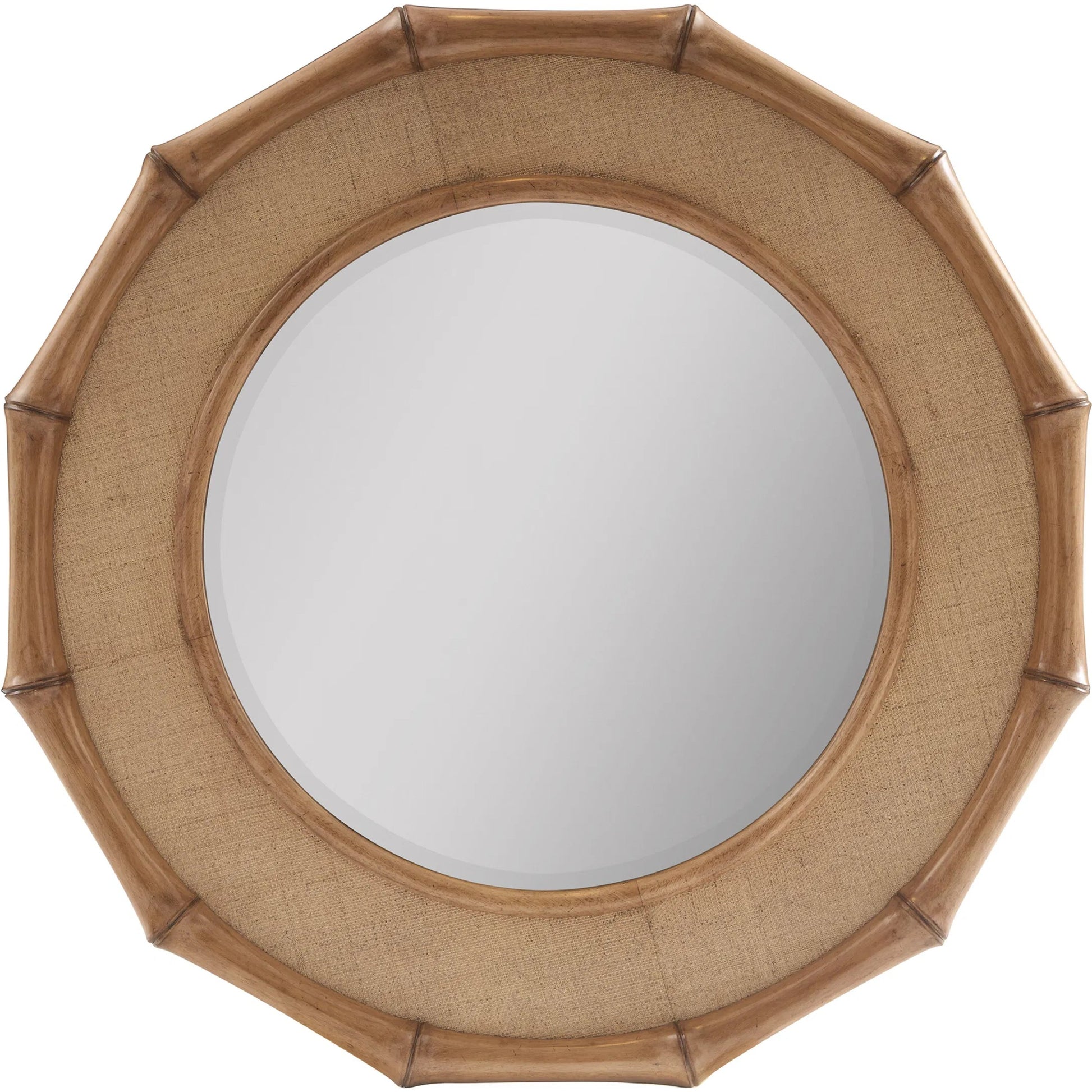 Cobia Round Mirror by Tommy Bahama Home in sunwashed. Made from unique in a unique style.
