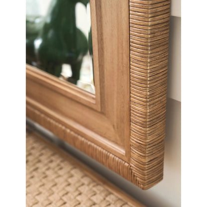 Illusions Rectangular Mirror by Tommy Bahama Home in sunwashed. Made from unique in a unique style.