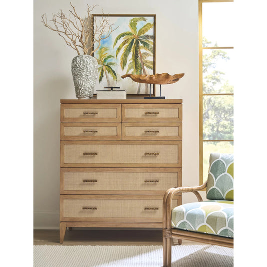Seagrove Chest by Tommy Bahama Home in sunwashed. Made from unique in a transitional style.