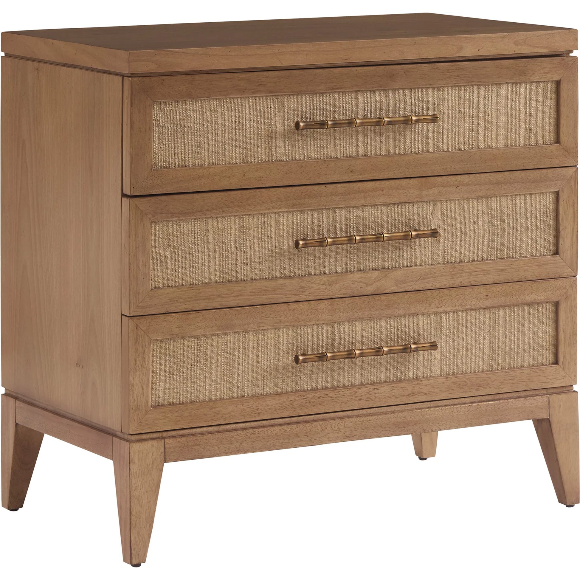 Beachside Nightstand by Tommy Bahama Home in sunwashed. Made from unique in a transitional style.