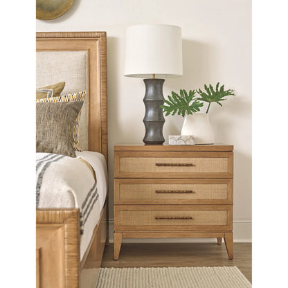 Beachside Nightstand by Tommy Bahama Home in sunwashed. Made from unique in a transitional style.