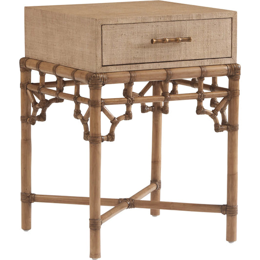 Arvida Night Table by Tommy Bahama Home in sunwashed. Made from unique in a unique style.