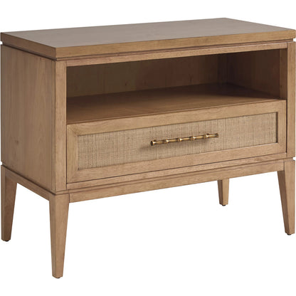 Wynwood Open Nightstand by Tommy Bahama Home in sunwashed. Made from unique in a transitional style.