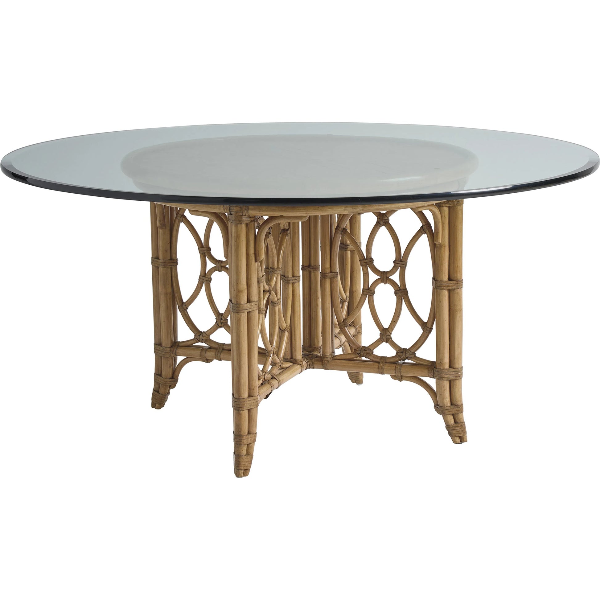 Emerald Bay 54" Dining Table by Tommy Bahama Home in sunwashed. Made from unique in a rustic style.