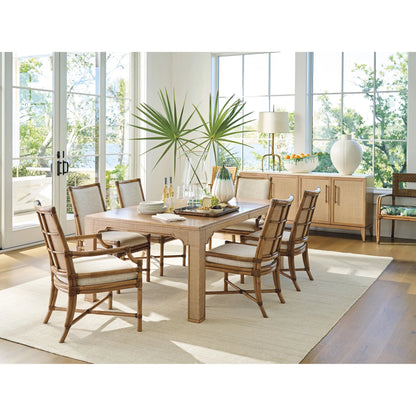 Oceanside Rattan Arm Chair by Tommy Bahama Home in sunwashed. Made from unique in a unique style.