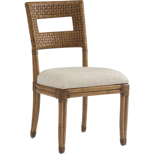 Delano Woven Side Chair by Tommy Bahama Home in sunwashed. Made from unique in a unique style.