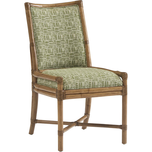 Oceanside Rattan Side Chair by Tommy Bahama Home. Made from unique in a unique style.