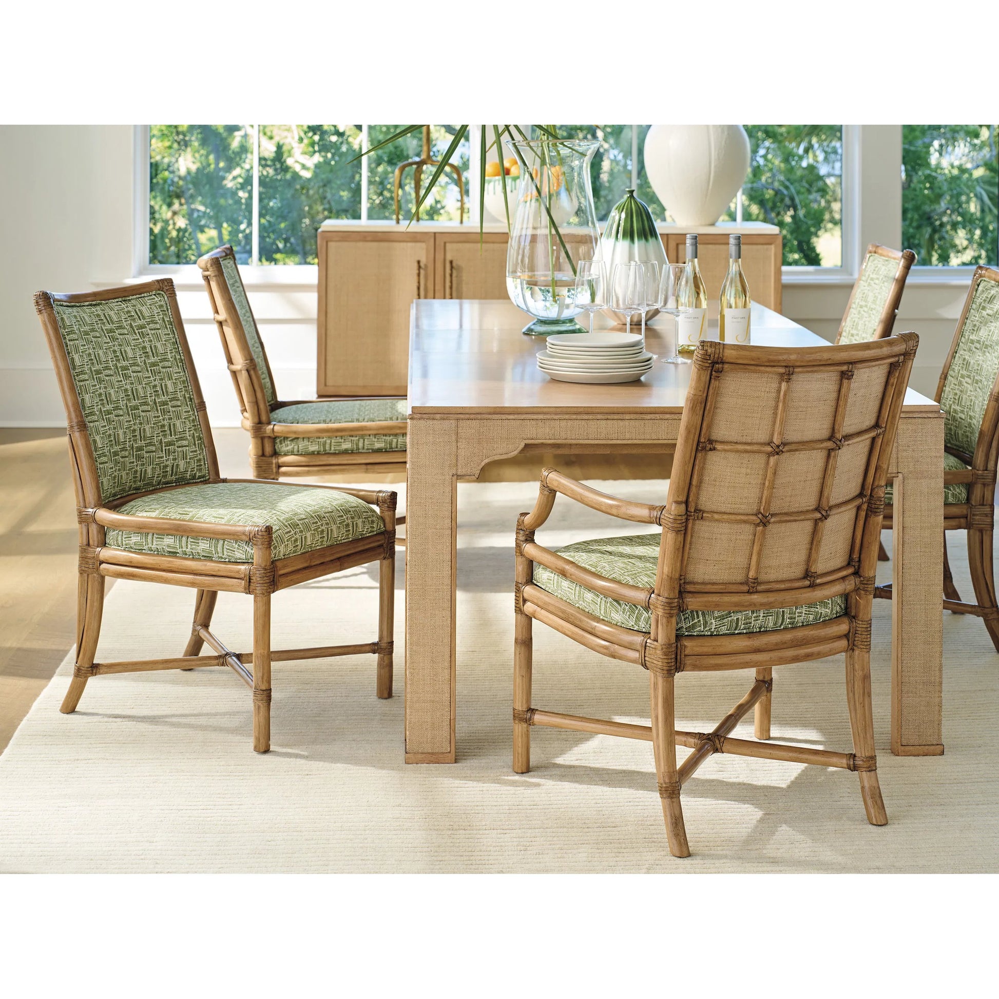 Oceanside Rattan Arm Chair by Tommy Bahama Home. Made from unique in a unique style.