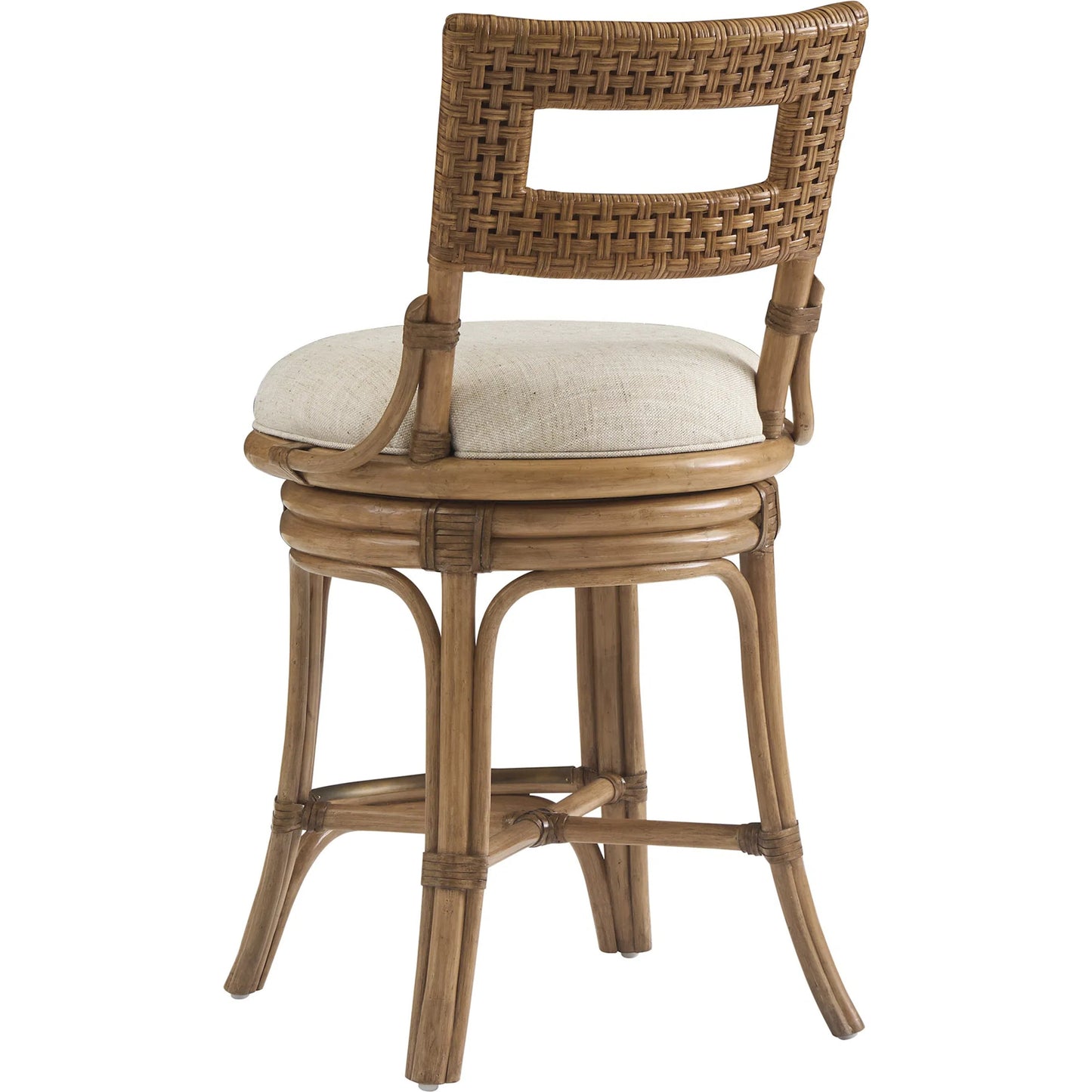 002 SI-2243963 | Additional Silo | Bay Harbour Swivel Counter Stool by Tommy Bahama Home in sunwashed. Made from unique in a rustic style.