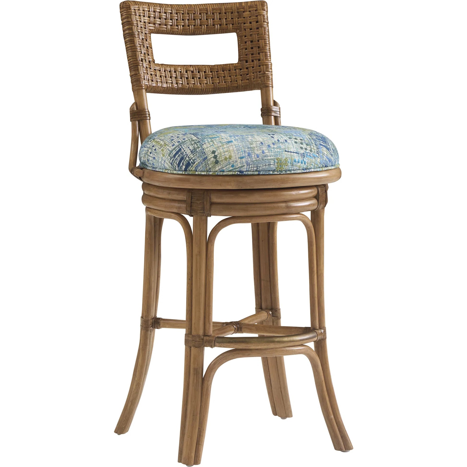 Bay Harbour Bar Stool by Tommy Bahama Home. Made from unique in a rustic style.