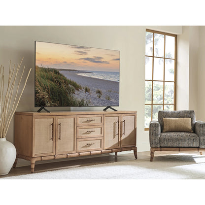 Commodore Media Console by Tommy Bahama Home in sunwashed. Made from unique in a unique style.