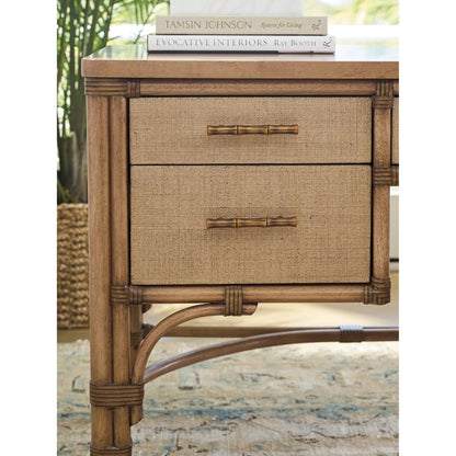 Sunny Isles Writing Desk by Tommy Bahama Home in sunwashed. Made from unique in a unique style.