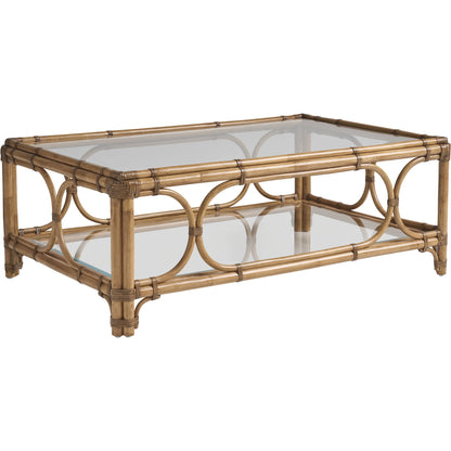 Deering Bay Rectangular Cocktail Table by Tommy Bahama Home in sunwashed. Made from unique in a unique style.