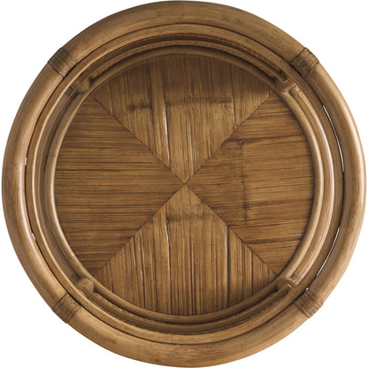 Tortuga Round End Table by Tommy Bahama Home in sunwashed. Made from unique in a unique style.