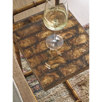 Yellowfin Accent Table by Tommy Bahama Home in sunwashed. Made from unique in a modern style.