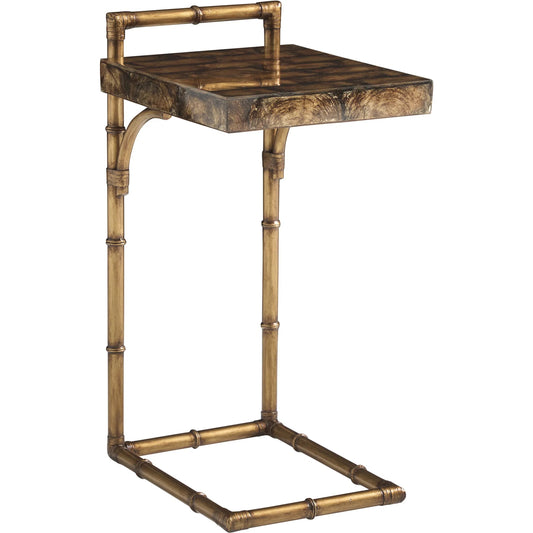 Yellowfin Accent Table by Tommy Bahama Home in sunwashed. Made from unique in a unique style.