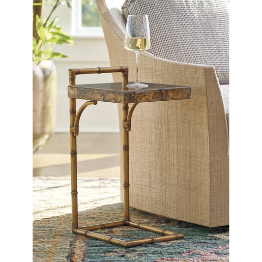 Yellowfin Accent Table by Tommy Bahama Home in sunwashed. Made from unique in a modern style.