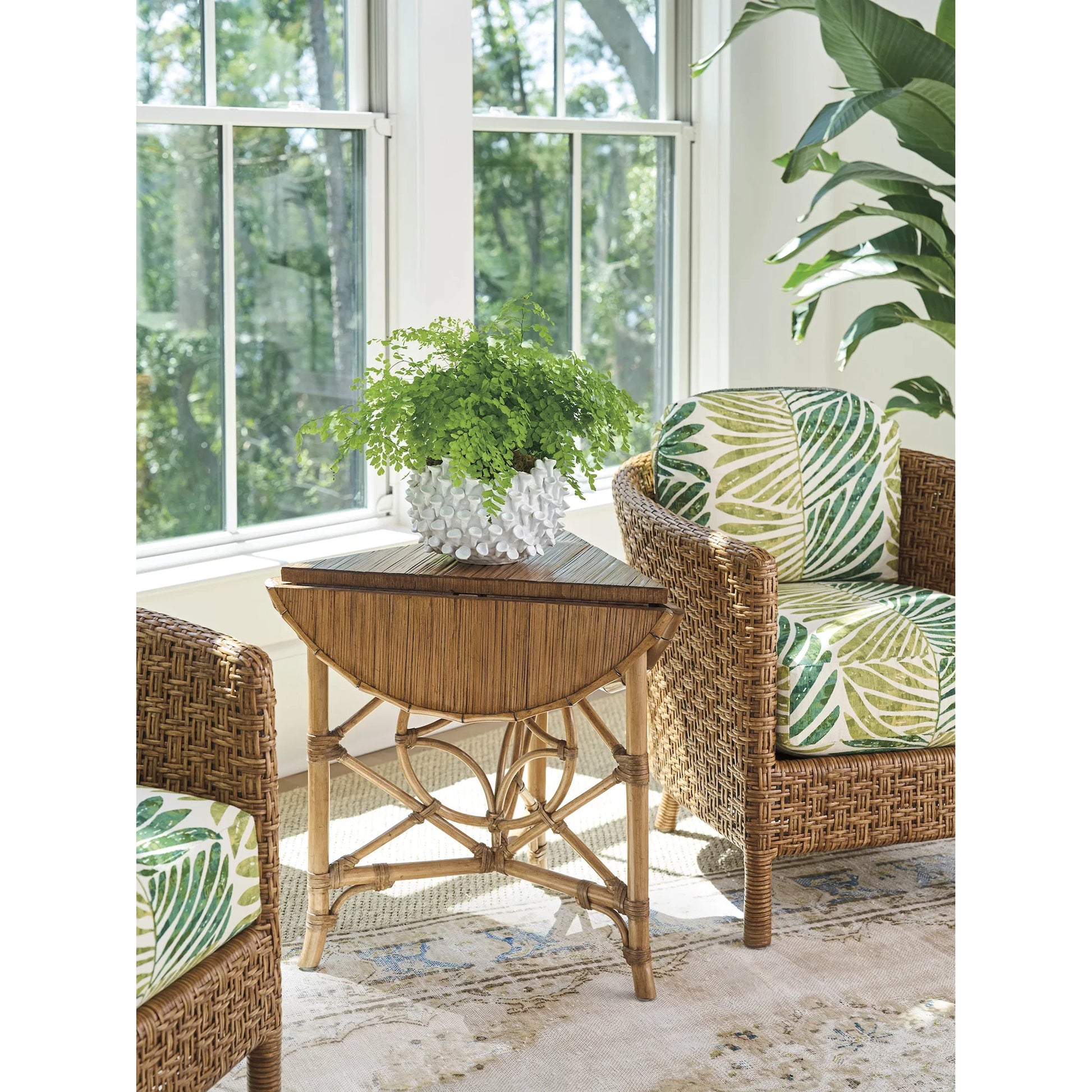Palm Island Drop-Leaf Accent Table by Tommy Bahama Home in sunwashed. Made from unique in a unique style.