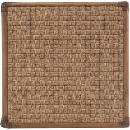 Coral Reef Square End Table by Tommy Bahama Home in sunwashed. Made from unique in a rustic style.