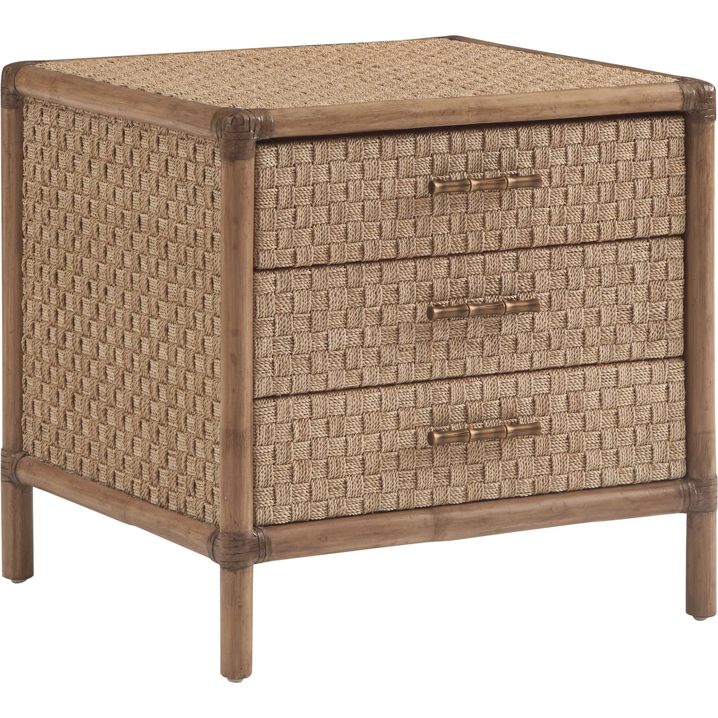 001 SI-2243973 | Primary Silo | Coral Reef Square End Table by Tommy Bahama Home in sunwashed. Made from unique in a rustic style.