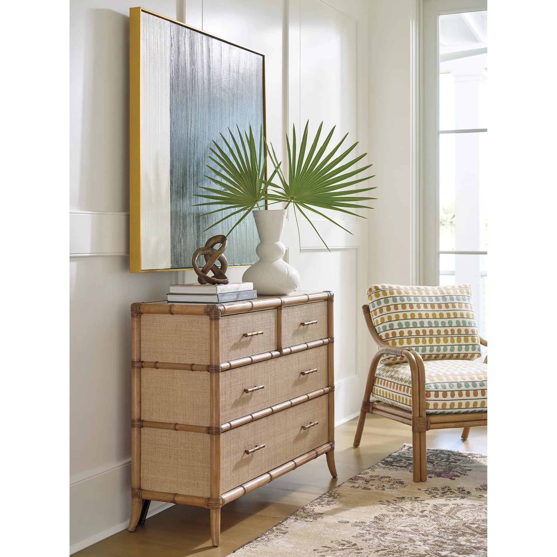 Dolphin Cay Hall Chest by Tommy Bahama Home in sunwashed. Made from unique in a unique style.