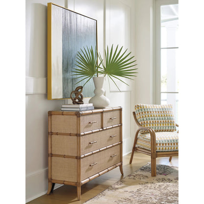 Dolphin Cay Hall Chest by Tommy Bahama Home in sunwashed. Made from unique in a unique style.