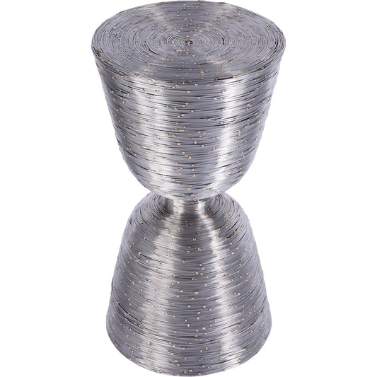 Angelo End Table by Butler Specialty Company in silver. Made from stainless steel in a eclectic & global style.