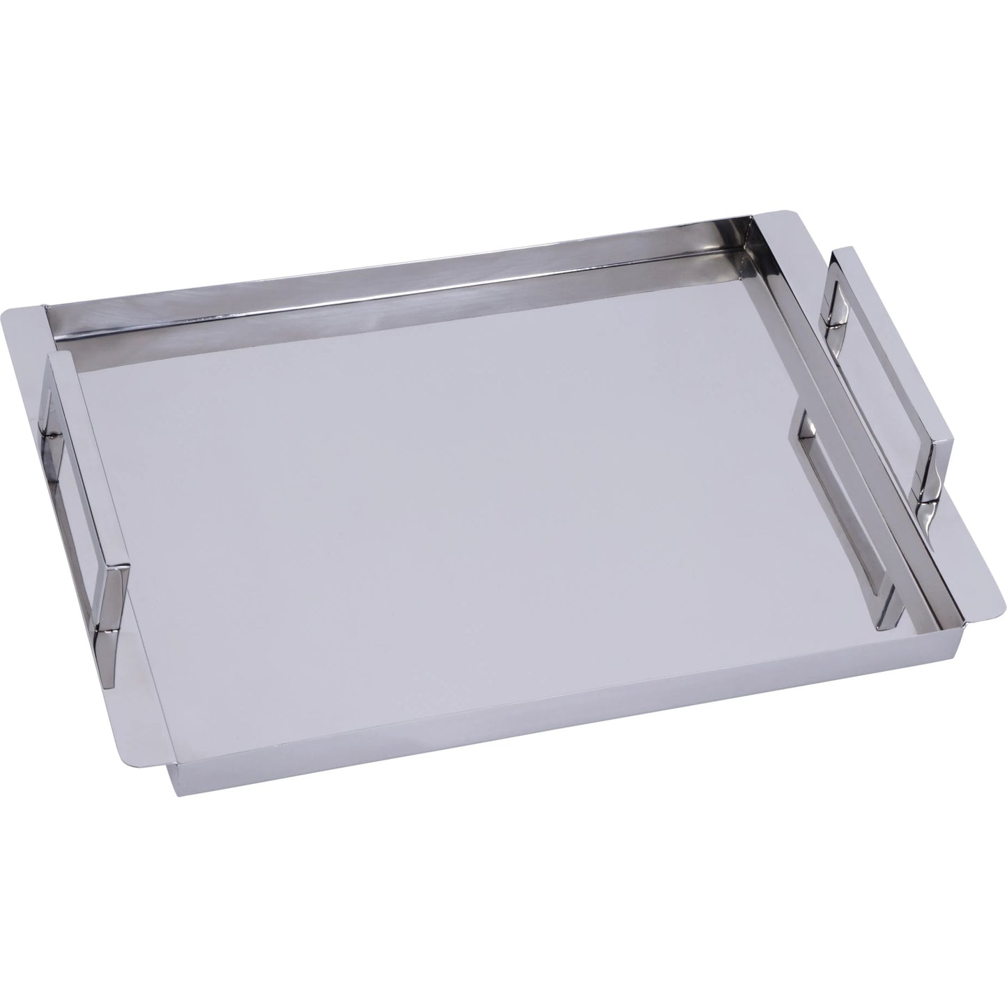 002 SI-2324890 | Additional Silo | Eva Serving Tray by Butler Specialty Company in silver. Made from stainless steel in a modern style.