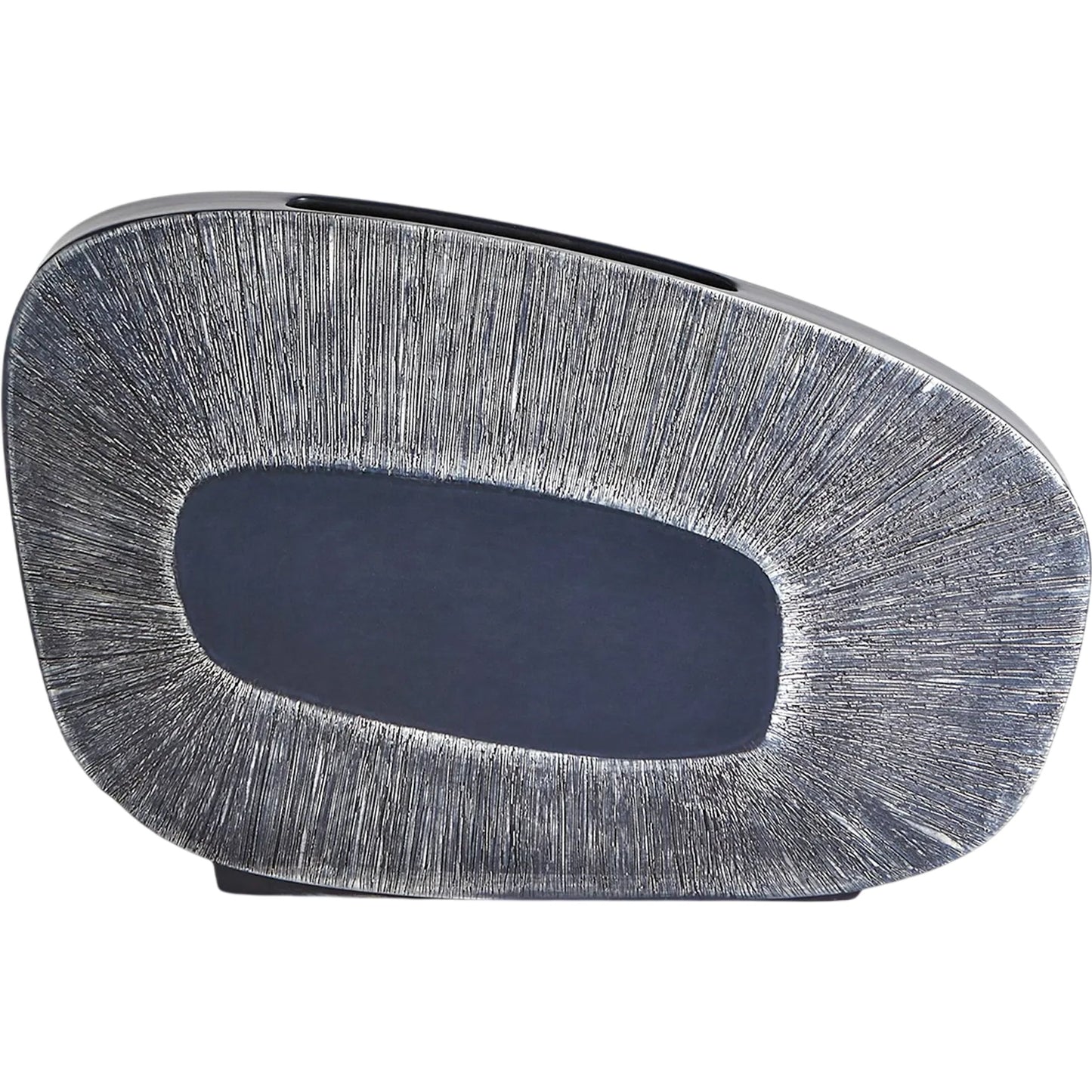 026 SI-2445646 | Primary Silo | Offset Square Scratch Vase by Global Views. Made from ceramic in a modern style.