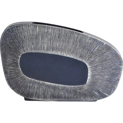 Offset Square Scratch Vase by Global Views. Made from ceramic in a modern style.