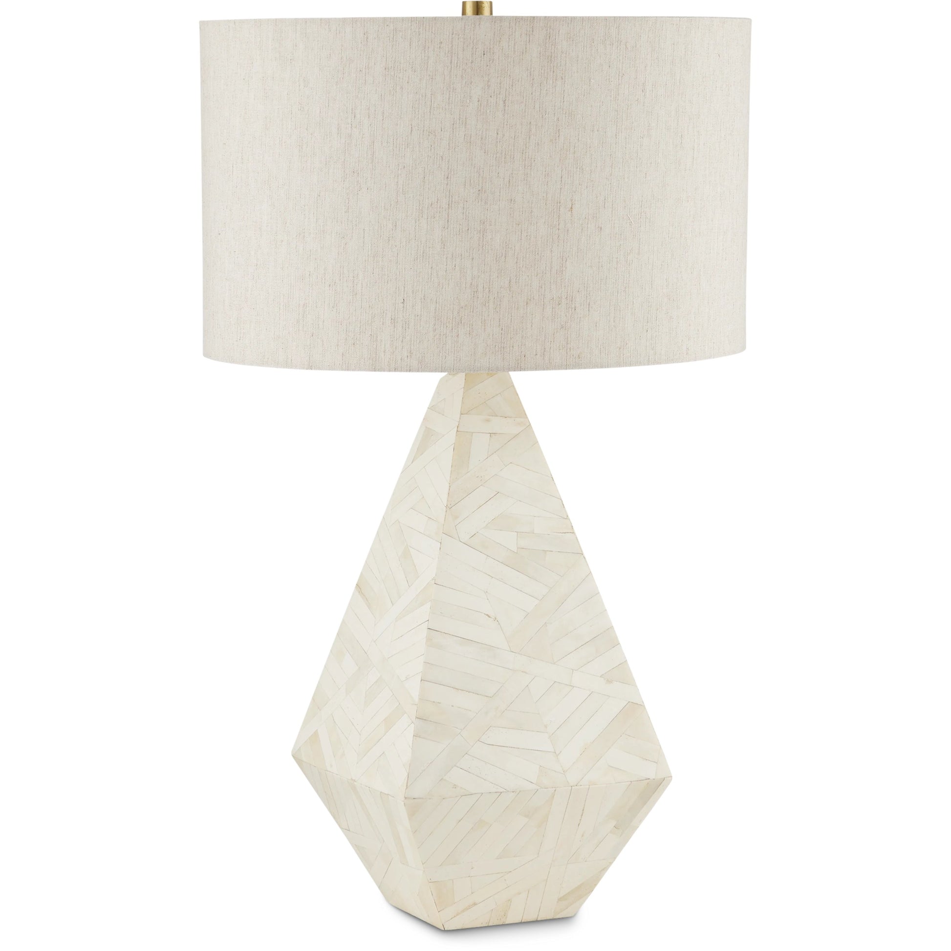 Elysium Table Lamp by Currey and Company. Made from bone, engineered wood in a modern style.