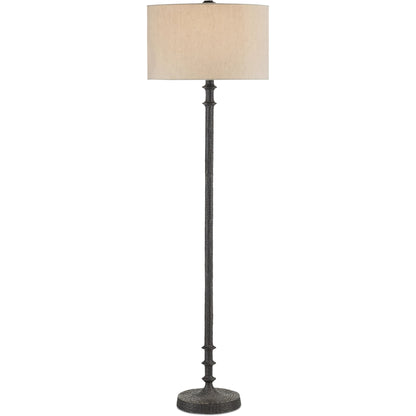 Gallo Floor Lamp by Currey and Company in bronze. Made from cast aluminum in a transitional style.