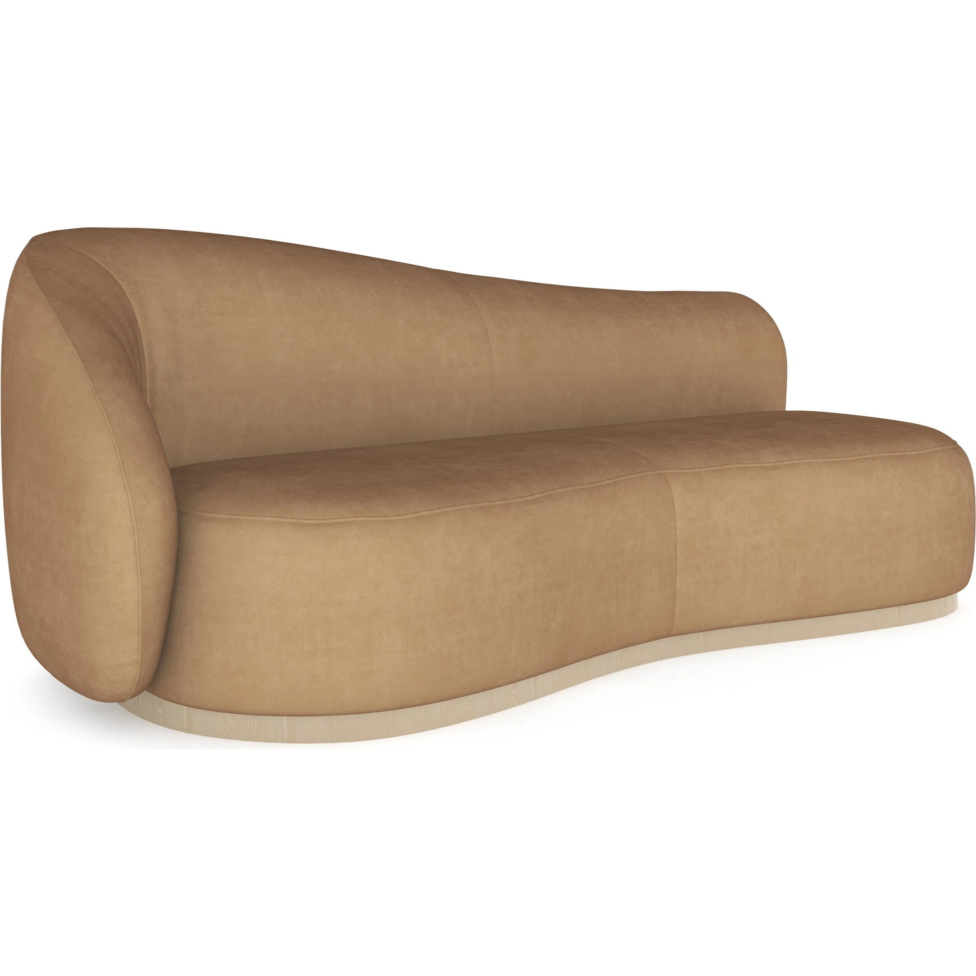 Kalahari Sofa by Caracole in camel and sparkling argent. Made from unique in a transitional style.