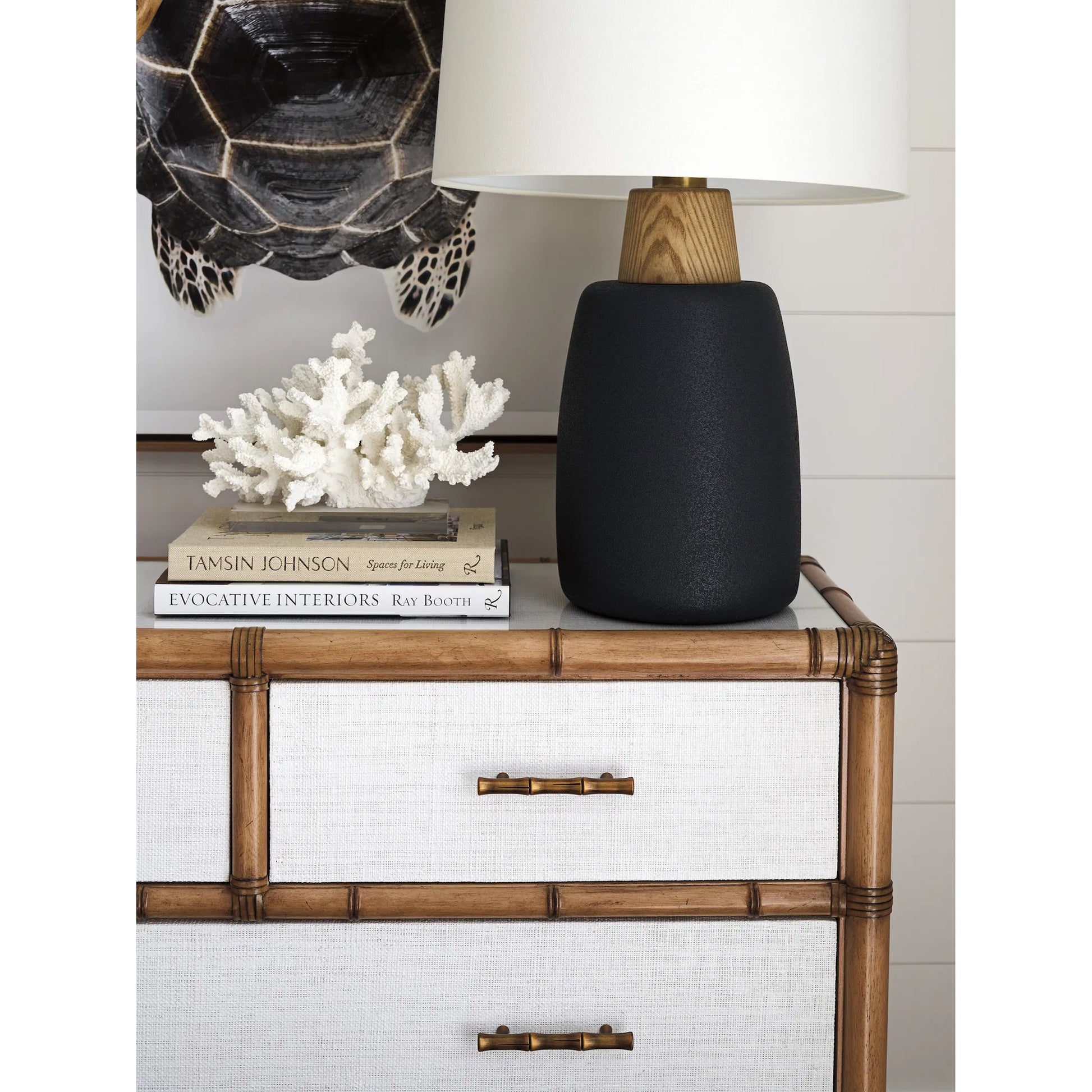 Hall Chest by Tommy Bahama Home in shell key. Made from unique in a unique style.