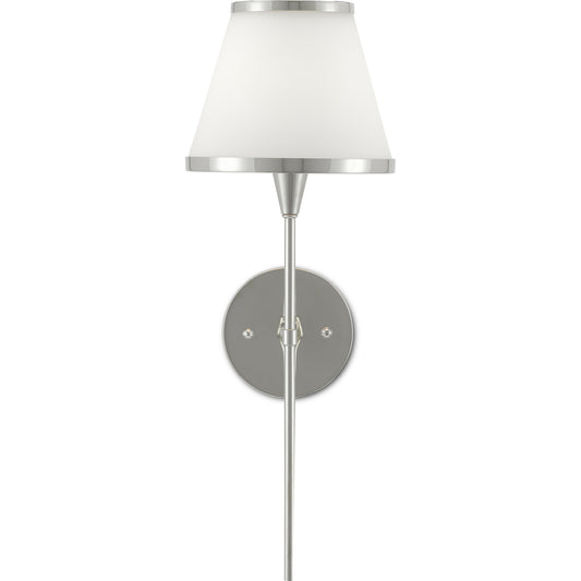 Brimsley Wall Sconce by Currey and Company. Made from steel, glass in a traditional style.