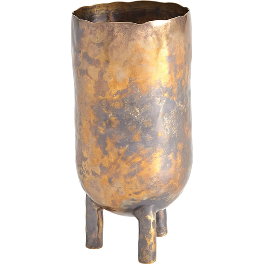 Alchemy Container by Global Views in brass. Made from unique in a modern style.