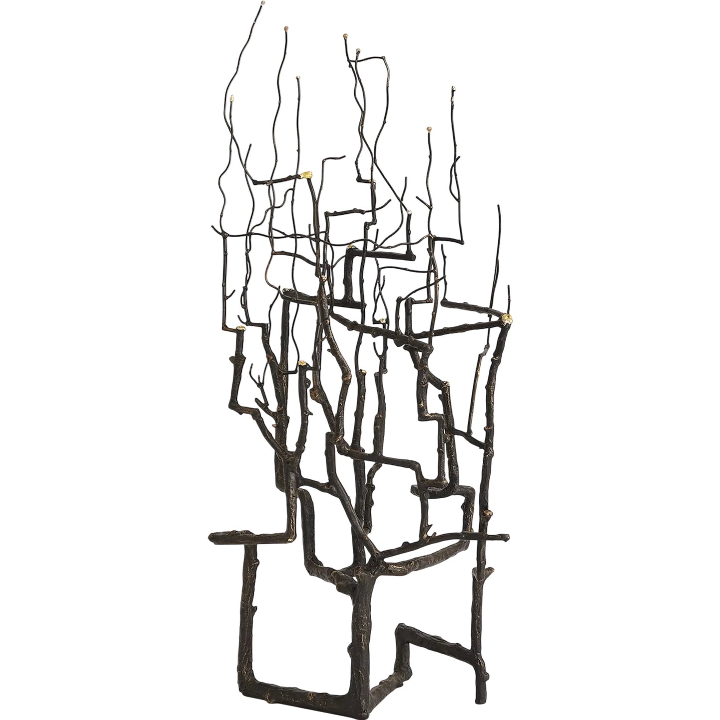 001 SI-2324684 | Primary Silo | Willow Sculpture by Global Views in bronze. Made from unique in a modern style.