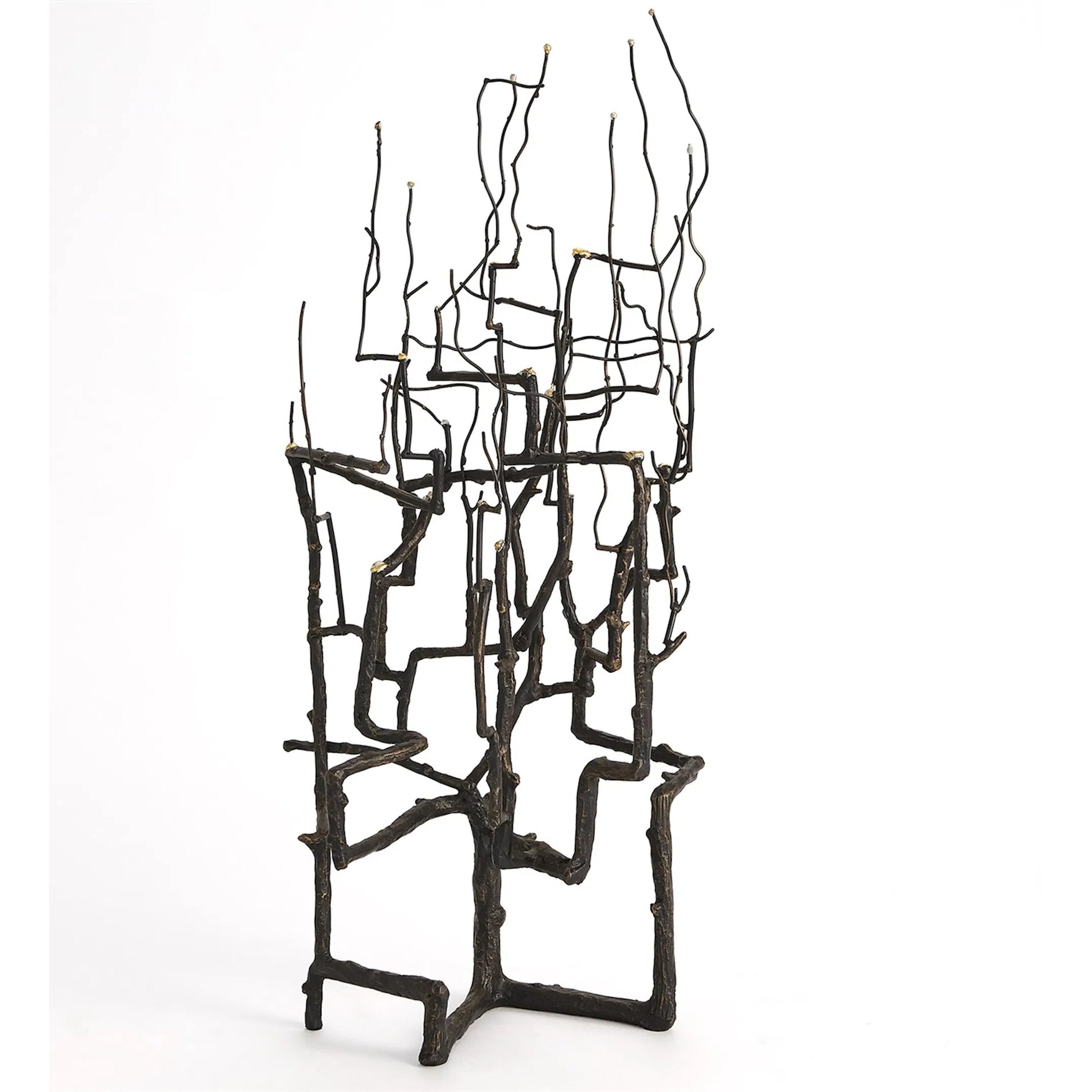 Willow Sculpture by Global Views in bronze. Made from unique in a modern style.