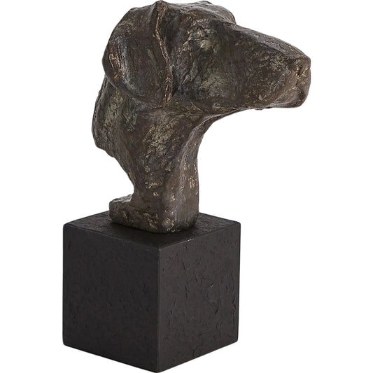 Labrador Retriever Sculpture by Global Views in natural, black and marble. Made from unique in a unique style.